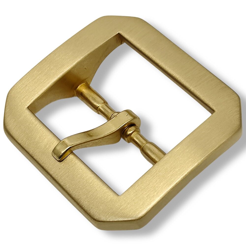4236 1 1/2" 38 mm Heavy Duty Solid Brass Single Prong Belt Buckle